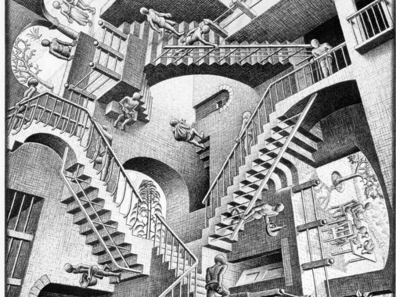Relatività, Maurits Cornelis Escher<br /> <br />