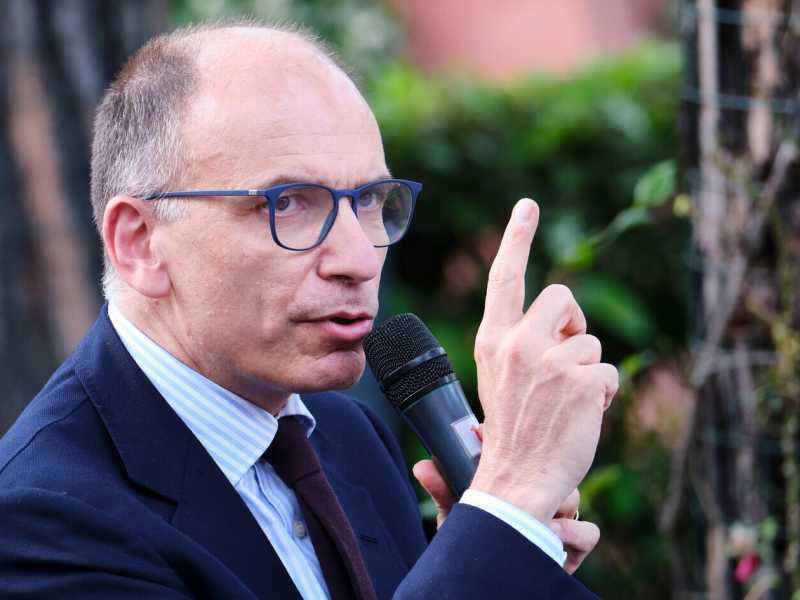 Enrico Letta (foto LaPresse)