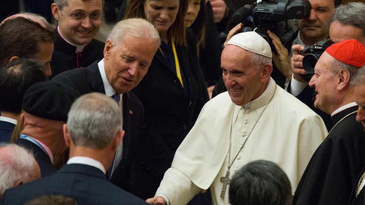 Immagine di Biden non va dal Papa, nessun problema