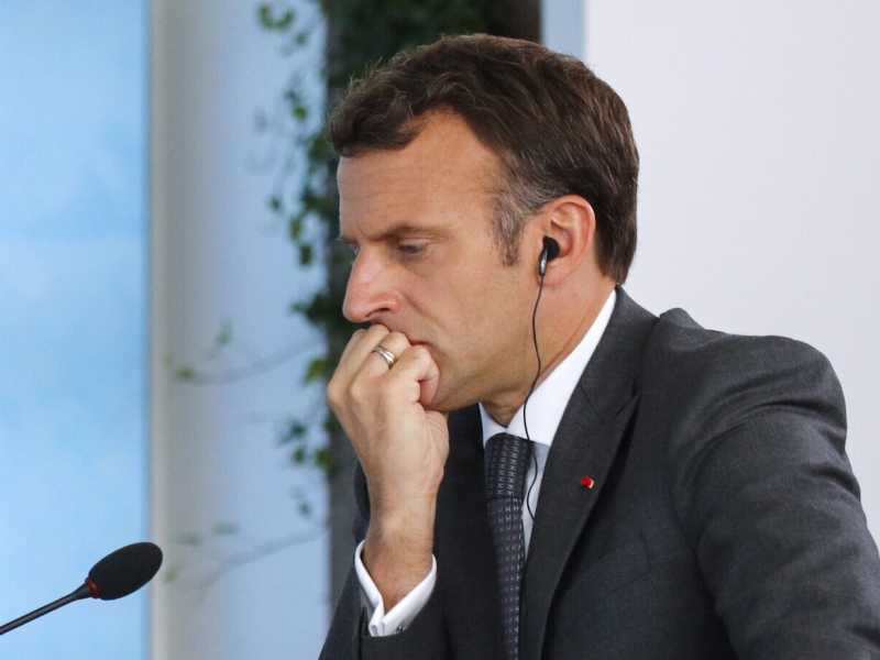 Il presidente francese Emmanuel Macron (foto Ap)