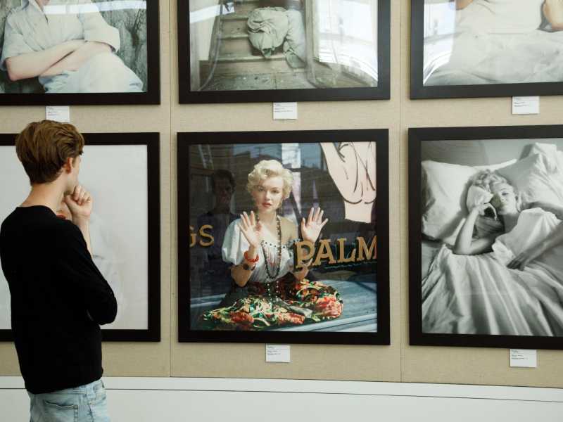 La mostra dedicata a Marilyn Monroe al Paley Center for Media a Beverly Hills, California, USA, nel 2018 (Ansa)&nbsp;<br />