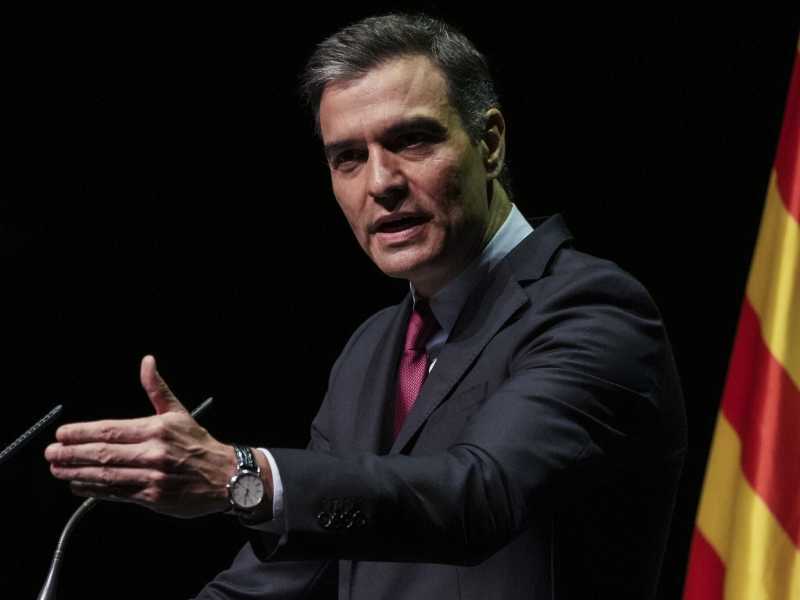 Il primo ministro spagnolo Pedro S&aacute;nchez (LaPresse)<br />