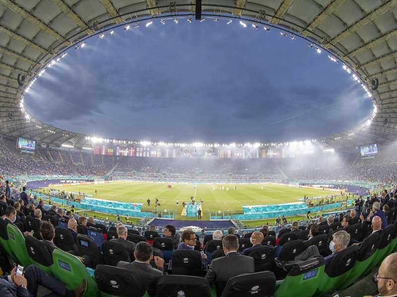 Lo stadio Olimpico di Roma (foto Ansa)