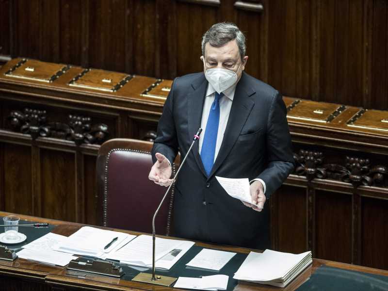 Mario Draghi (foto LaPresse)