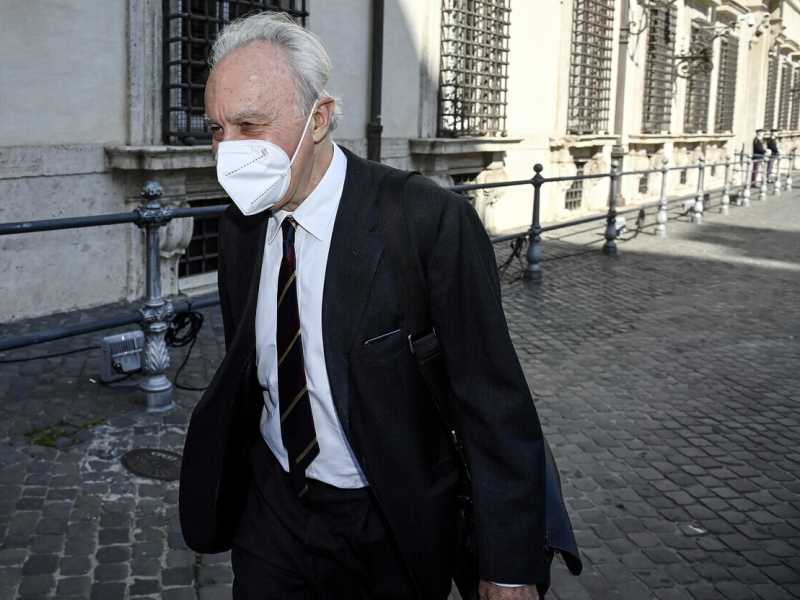 Francesco Giavazzi, consulente economico del premier Draghi (foto Ansa) <br />
