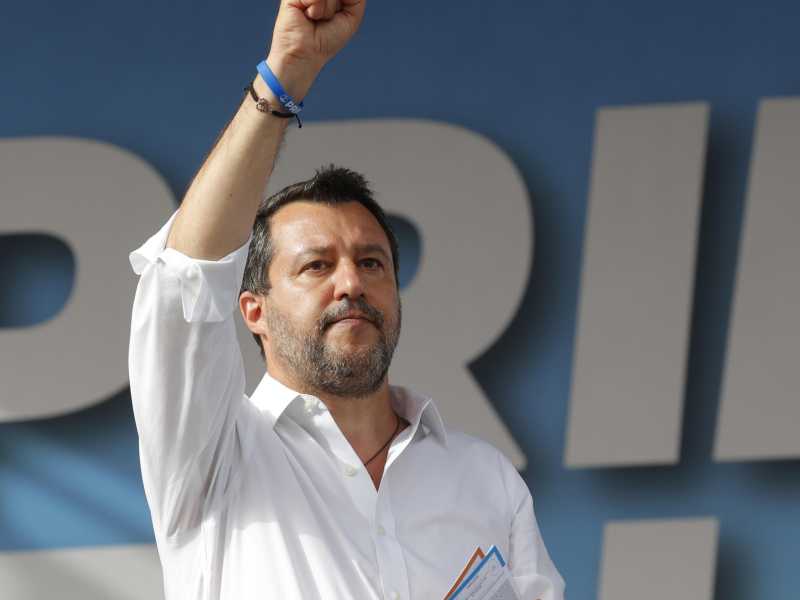 Matteo Salvini (foto Ansa)