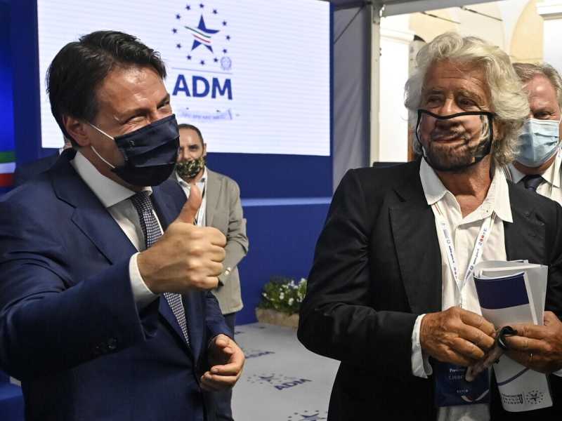 Conte agita il nuovo partito. Grillo: "Sì, come Monti". Il filo tra Beppe e Draghi