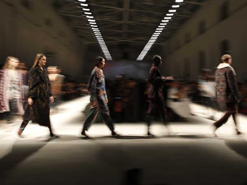 Milano fashion week, sfilata di Bottega Veneta, collezione autunno inverno 2020-2021 (Lapresse)