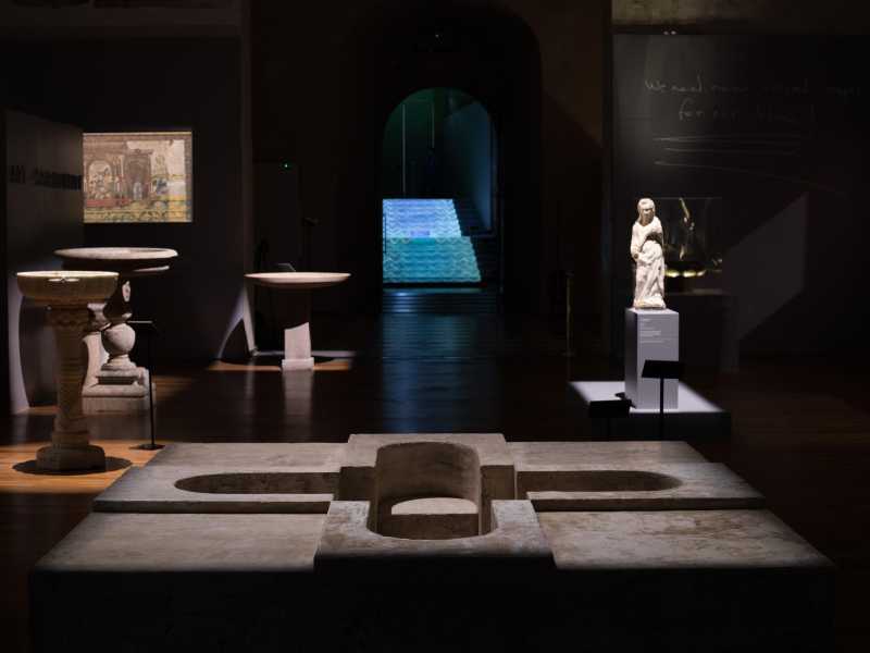 La mostra "Purification" di Bill Viola, a Palermo (Ansa) <br />
