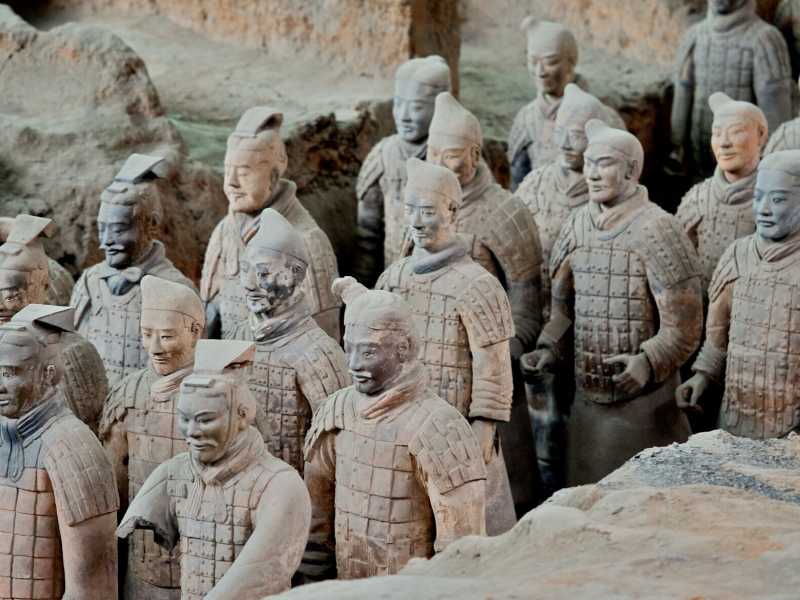 L'esercito di terracotta a Xi'an in Cina (Wikipedia)&nbsp;<br />