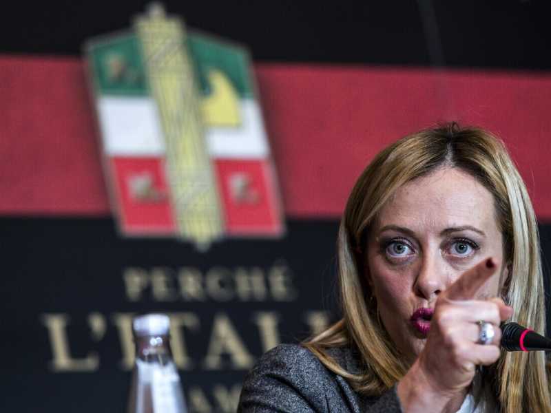 Giorgia Meloni (foto LaPresse)