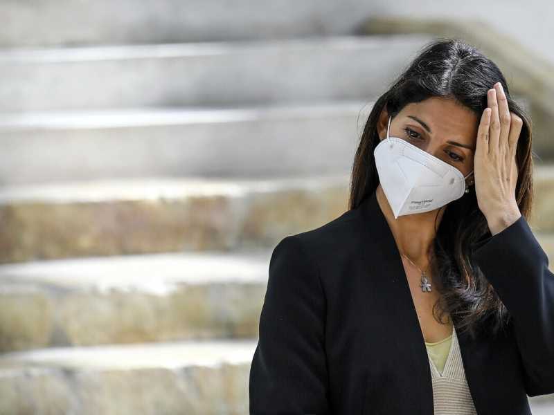 Virginia Raggi, sindaca di Roma (foto Ansa)