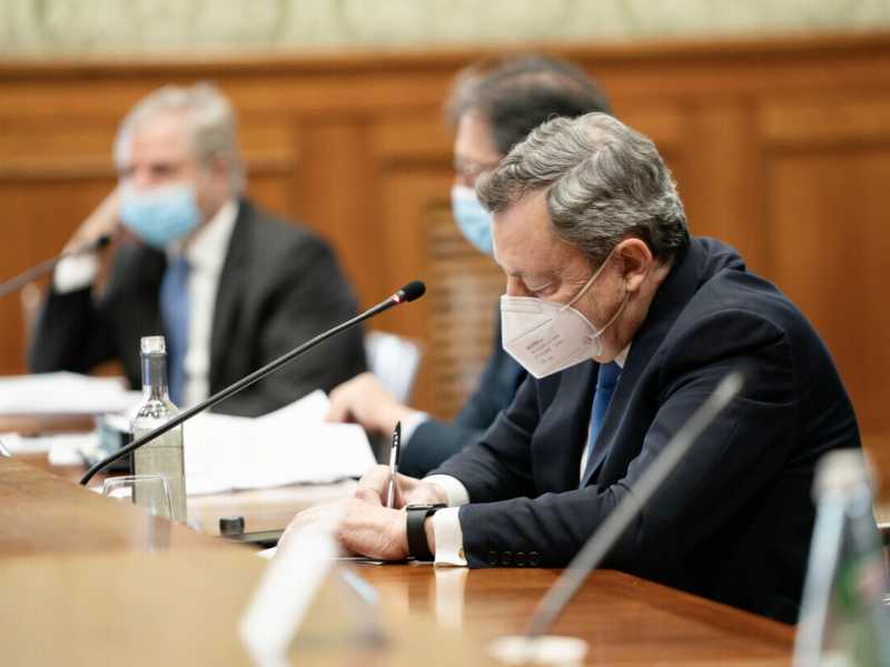 Mario Draghi (foto d'archivio Ansa)