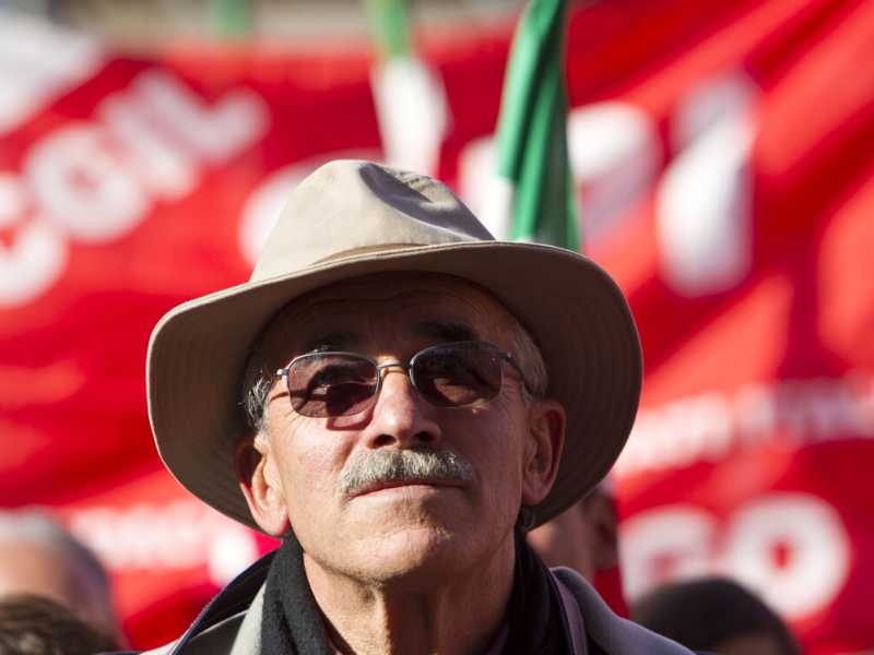 Un manifestazione del sindacato pensionati della Cgil (foto d'archivio Ansa)