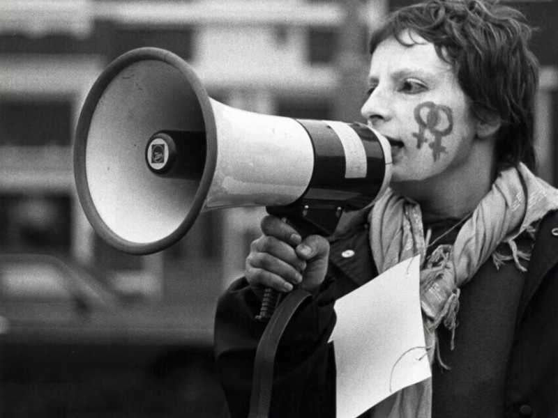 Manifestazione femminista nel 1981 (Wikipedia)&nbsp;