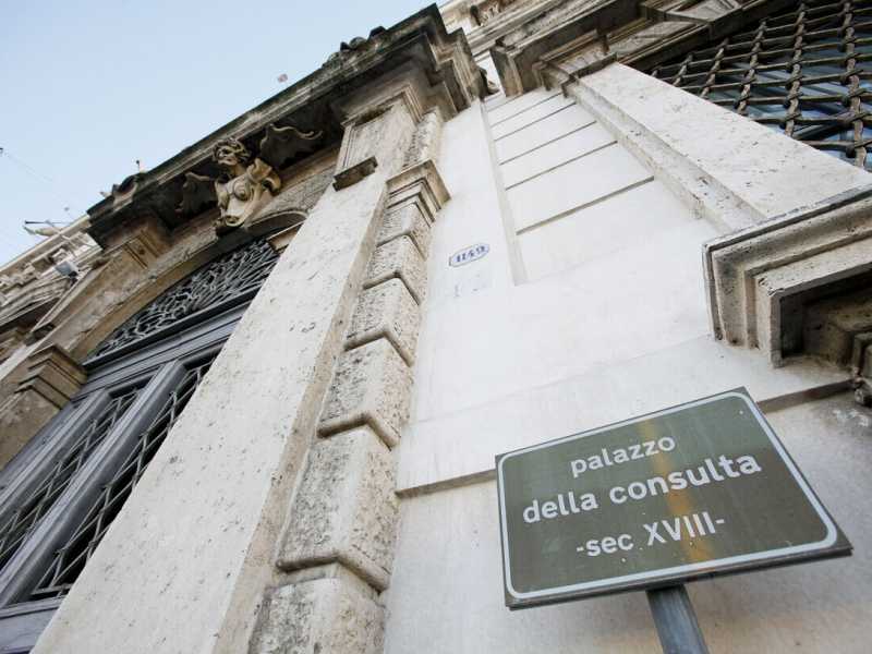 Il palazzo della Consulta, sede della Corta costituzionale (Ansa)