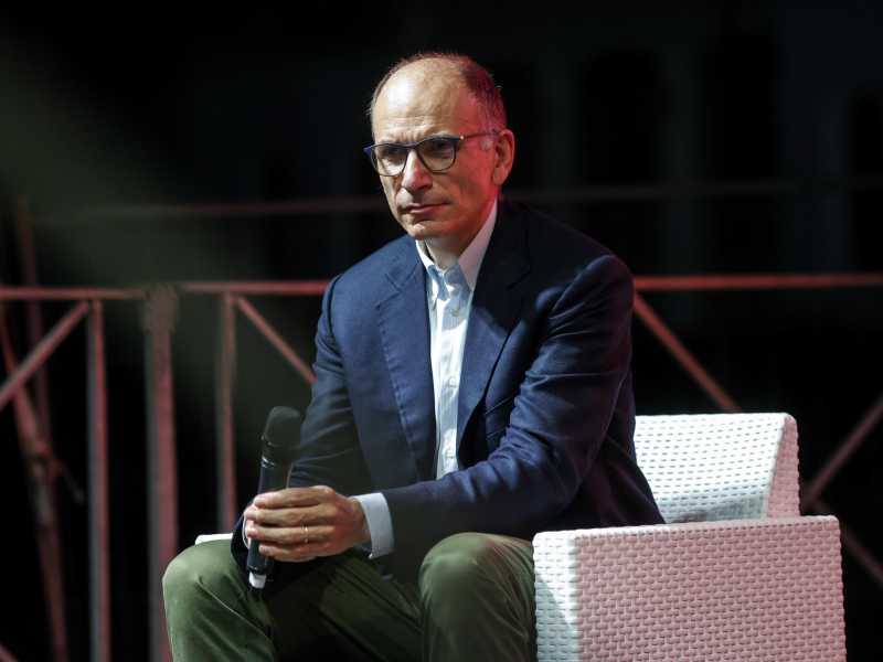 Enrico Letta (foto Ansa)