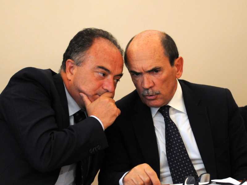  Nicola Gratteri e Federico Cafiero de Raho (LaPresse)<br />