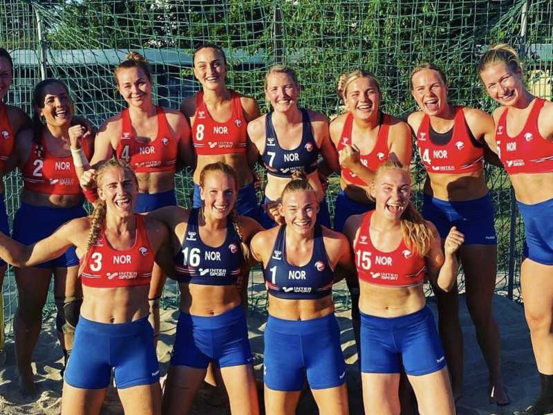 Dal profilo twitter nella nazionale femminile norvegese di pallamano&nbsp;&nbsp;