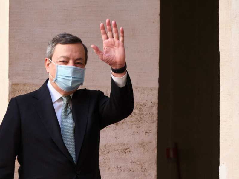Mario Draghi (foto Ansa)