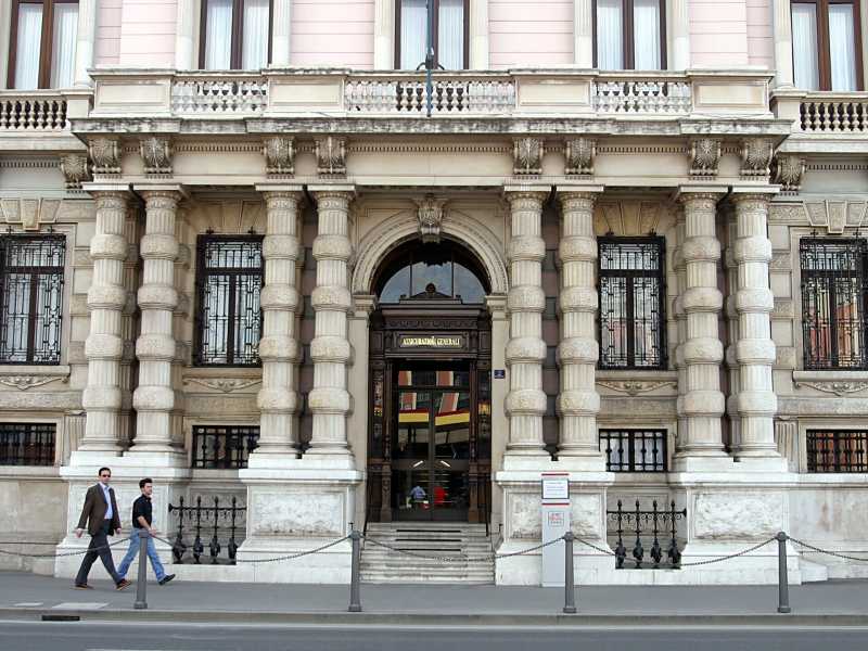 La sede centrale delle Generali a Trieste (LaPresse) <br />