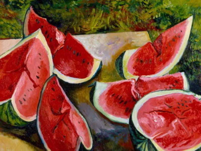 Renato Guttuso, Angurie, 1986