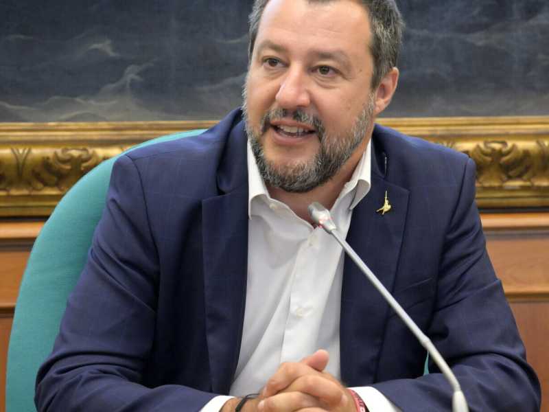 Matteo Salvini (foto Ansa)