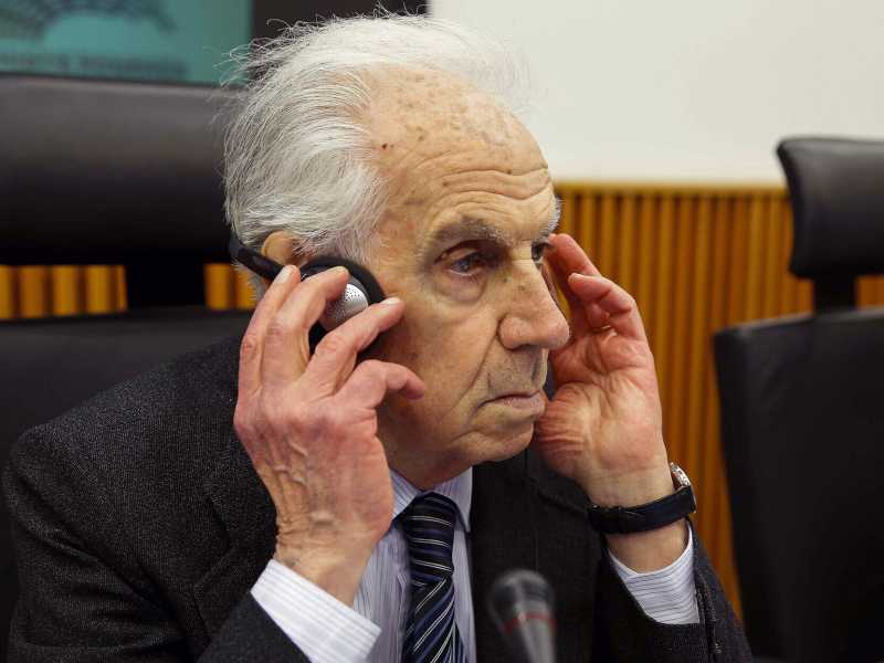 &nbsp;Il professor Mario Tronti (LaPresse)