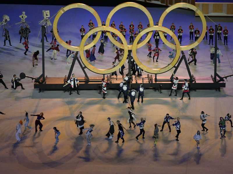 L'inaugurazione dei Giochi olimpici di Tokyo 2020 (LaPresse)