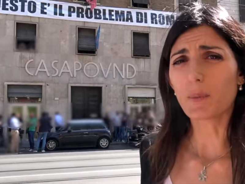 Raggi: "Presto lo sgombero di CasaPound". Ma la prefettura si irrita e la corregge