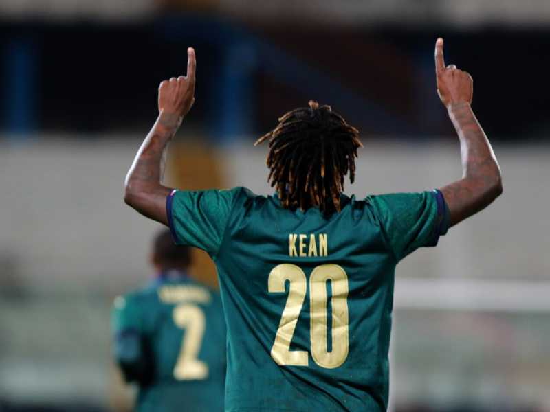 Moise Kean, classe 2000. Gioca nel Psg, uno dei talenti della nazionale italiana (LaPresse) <br />