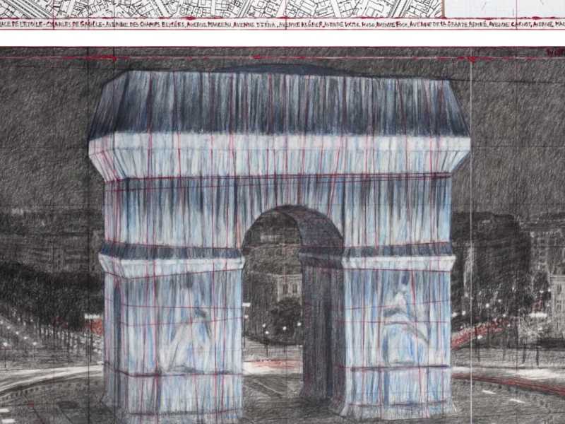 Gilet gialli e sovranisti di nuovo insieme contro l’Arco di Trionfo impacchettato