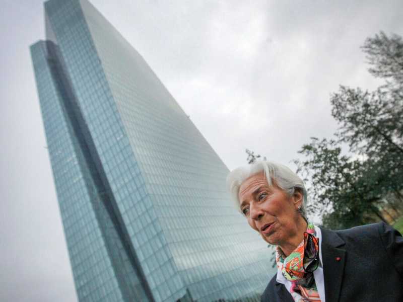 Christine Lagarde, presidente della Bce (Ansa)&nbsp;<br />