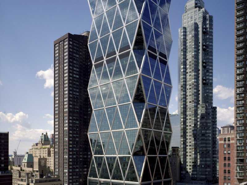 La Hearst Tower di New York (EPA/CHUCK CHOI)