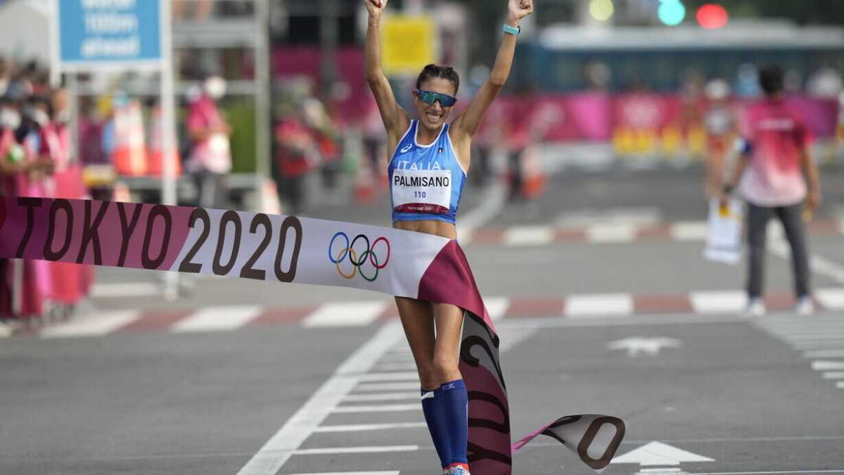 Immagine di Il compleanno più bello. Antonella Palmisano si regala l'oro nella 20 km di marcia