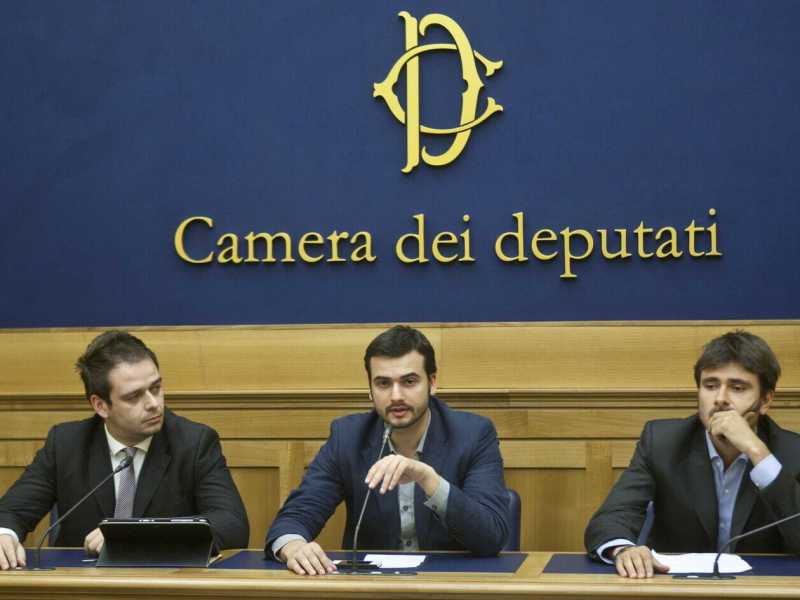 Conferenza stampa dei parlamentari M5s sulla visita in Kazakistan e l'incontro con Alma Shalabayeva (LaPresse)<br />