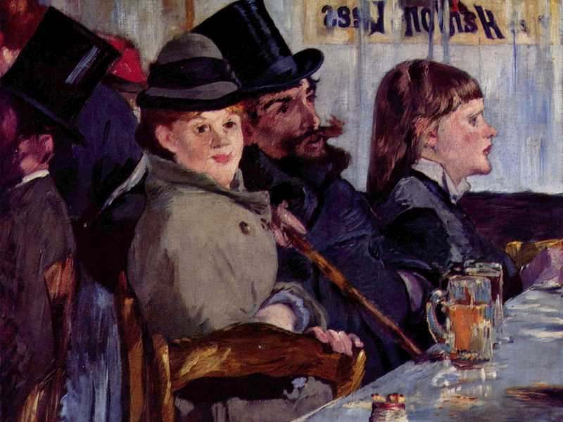 "Al caff&egrave;", E. Manet, 1878 (Wikipedia)&nbsp;