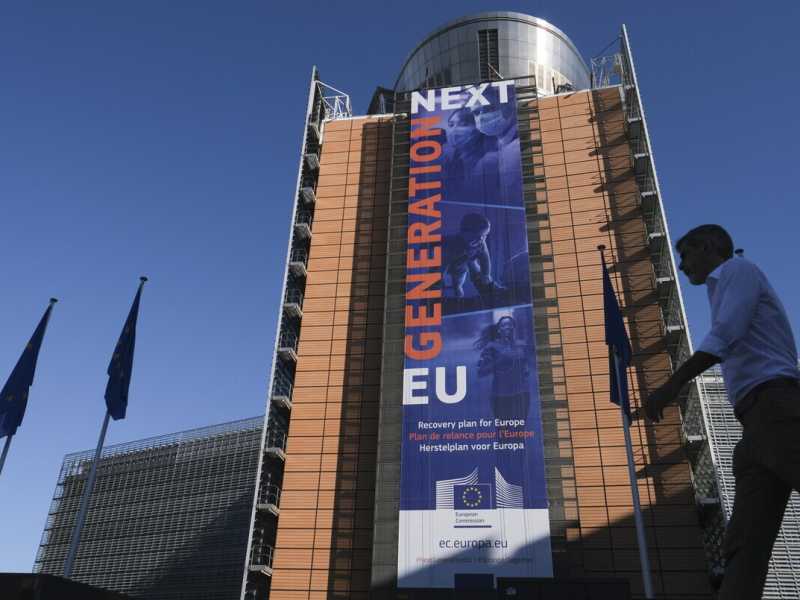 Il quartier generale della Commissione europea a Bruxelles (Ansa)