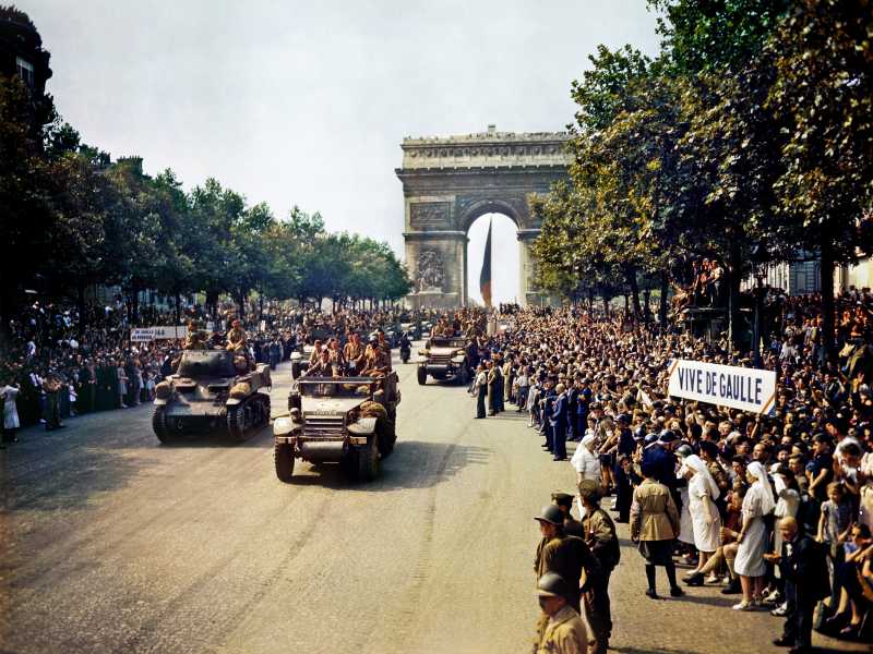 La liberazione di Parigi nel 1944 (Wikipedia)&nbsp;
