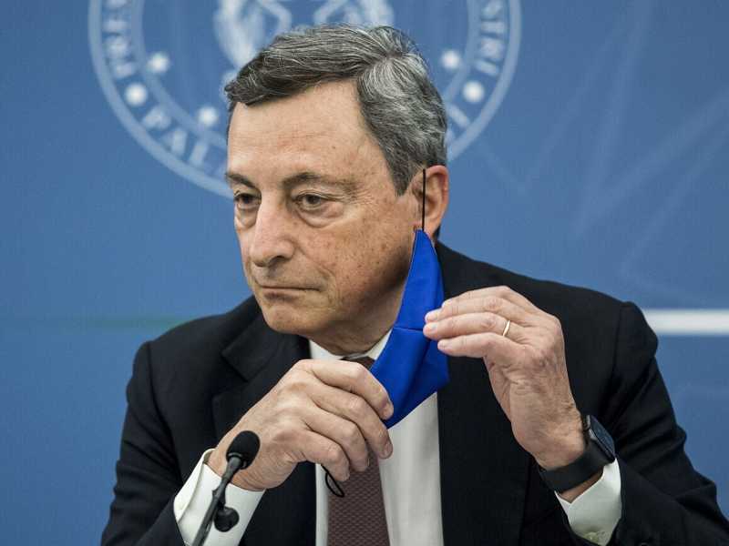Draghi al Tg1 delle ore 20 sulla crisi in Afghanistan
