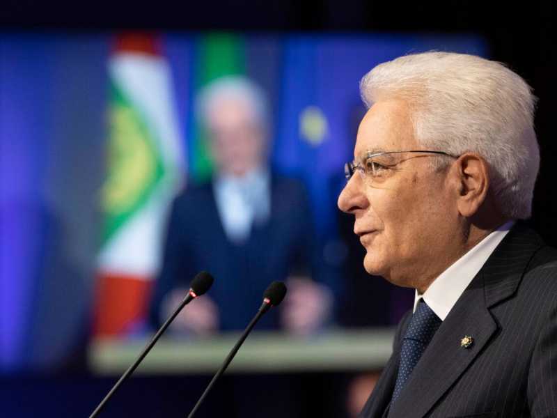 Sergio Mattarella (foto LaPresse)