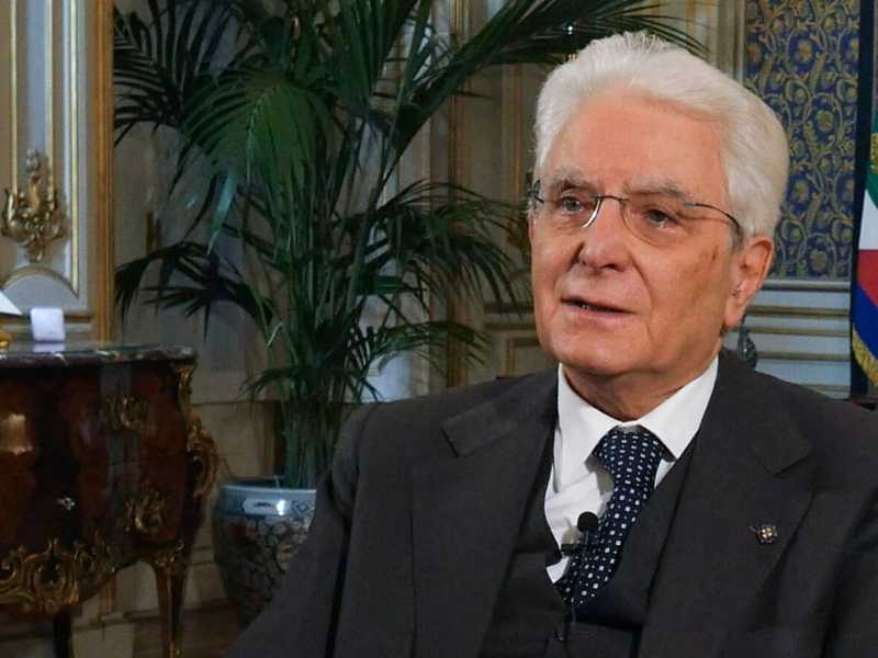 Sergio Mattarella (foto LaPresse)