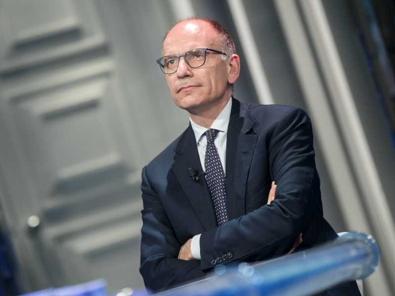 Enrico Letta, segretario del Pd (Ansa)