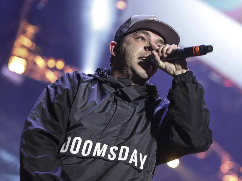 Il rapper Salmo (Ansa)<br />&nbsp;