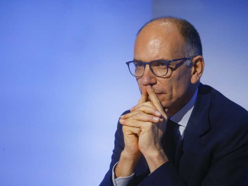 Enrico Letta, segretario del Pd (Ansa)