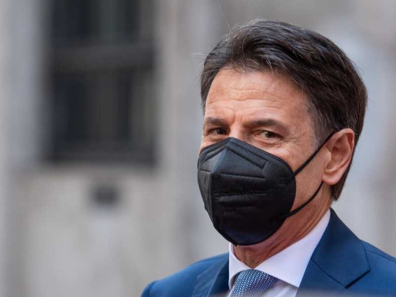Giuseppe Conte (foto Ansa)