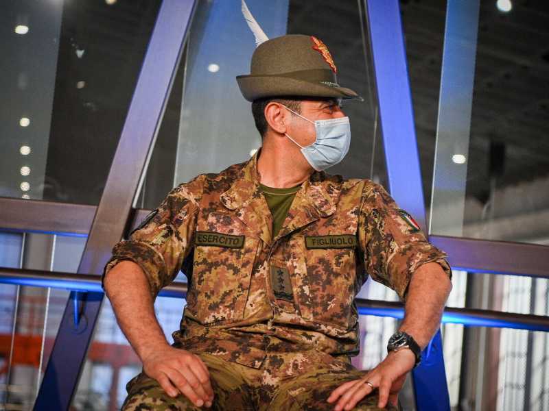 <font color="#404040" face="Source Sans Pro, Segoe UI, Droid Sans, Tahoma, Arial, sans-serif"><span style="font-size: 14px;">Il generale Figliuolo (foto LaPresse)</span></font>