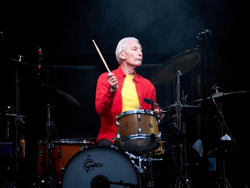 Charlie Watts, batterista dei Rolling Stones morto oggi a 80 anni (foto EPA)