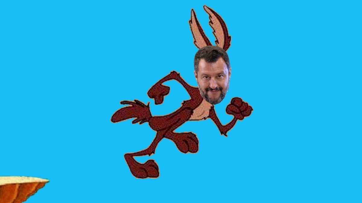 Immagine di Salvini il coyote