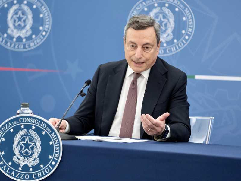 Il premier Mario Draghi (LaPresse)